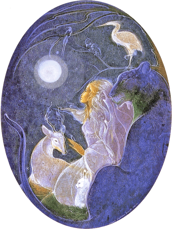 Cerf blanc gaiadeva