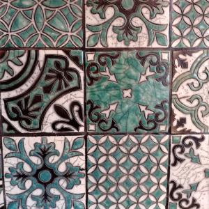 Carreau fait main imitation pavé de ciment